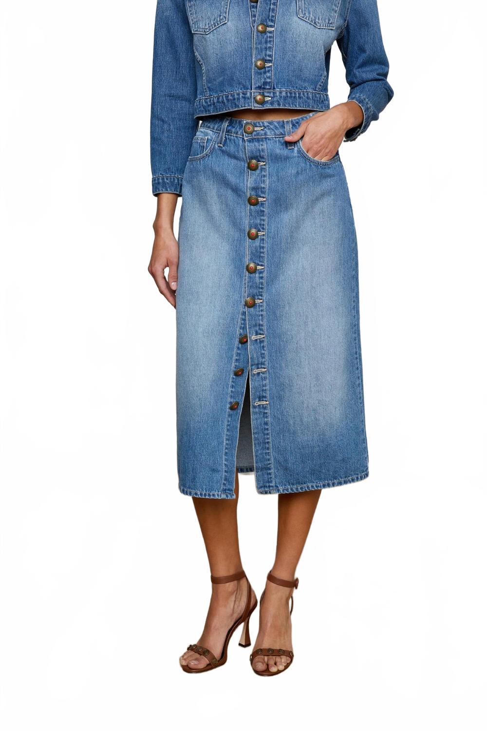 Кэтлин Джинсовая юбка в Бандере L'Agence, Bandera
Кэтлин Джинсовая юбка в Бандере L'Agence, Bandera