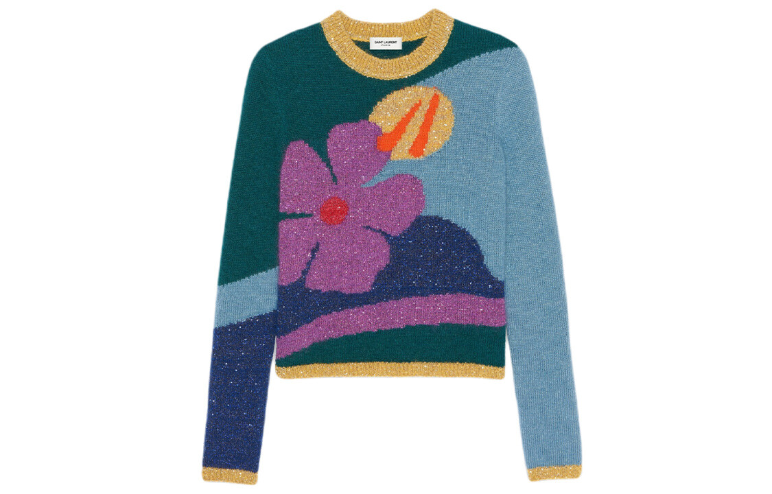 Свитер женский Saint Laurent, синий / розовый
Свитер женский Saint Laurent, синий / розовый