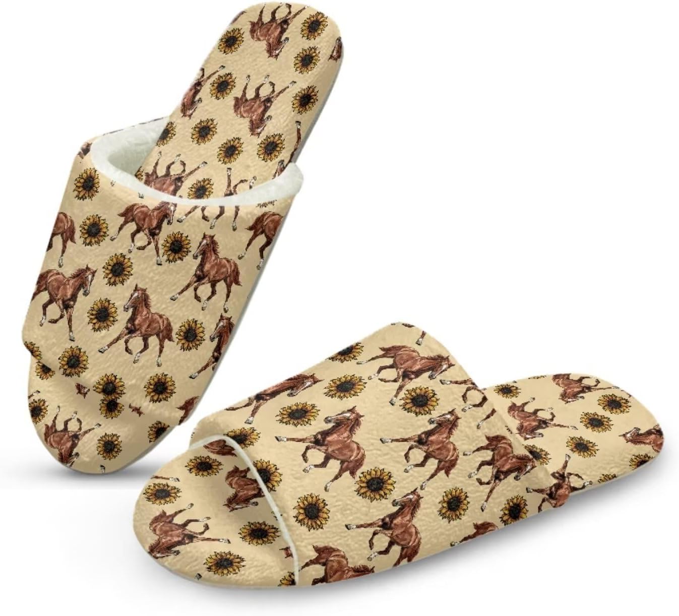 Домашние тапочки Forchrinse для женщин и мужчин с открытым носком, гостевые тапочки, можно стирать, многоразовые, для спа и отеля, Horse Sunflower
Домашние тапочки Forchrinse для женщин и мужчин с открытым носком, гостевые тапочки, можно стирать, многоразовые, для спа и отеля, Horse Sunflower