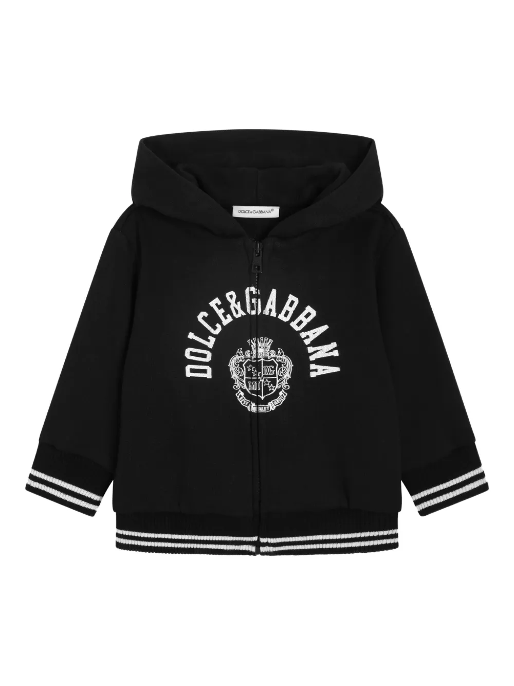 Худи с полосатыми отделками Dolce & Gabbana Kids, черный
Худи с полосатыми отделками Dolce & Gabbana Kids, черный