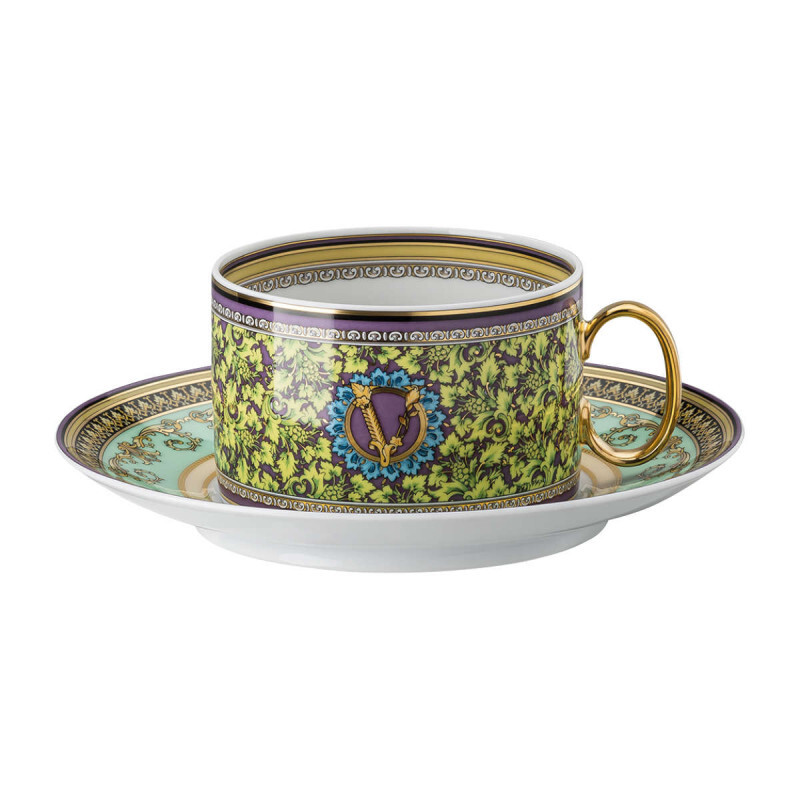 Rosenthal Versace Barocco Mosaic Чашка чайная 0,20 л с блюдцем 14,5 см, 2 предм Rosenthal meets Versace, красочный
Rosenthal Versace Barocco Mosaic Чашка чайная 0,20 л с блюдцем 14,5 см, 2 предм Rosenthal meets Versace, красочный