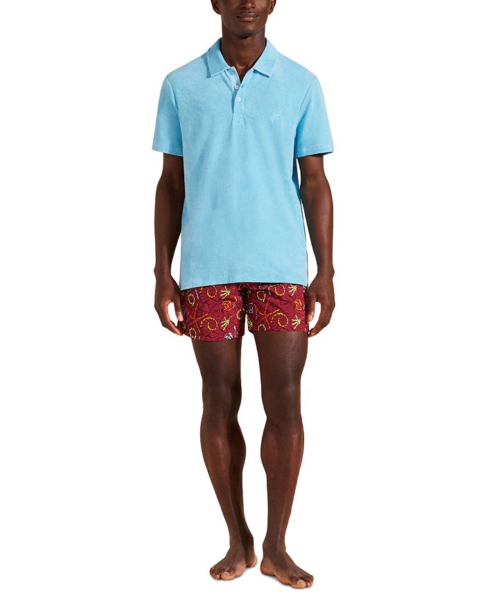 Облегающая хлопковая поло-рубашка с пике Vilebrequin, синий
Облегающая хлопковая поло-рубашка с пике Vilebrequin, синий