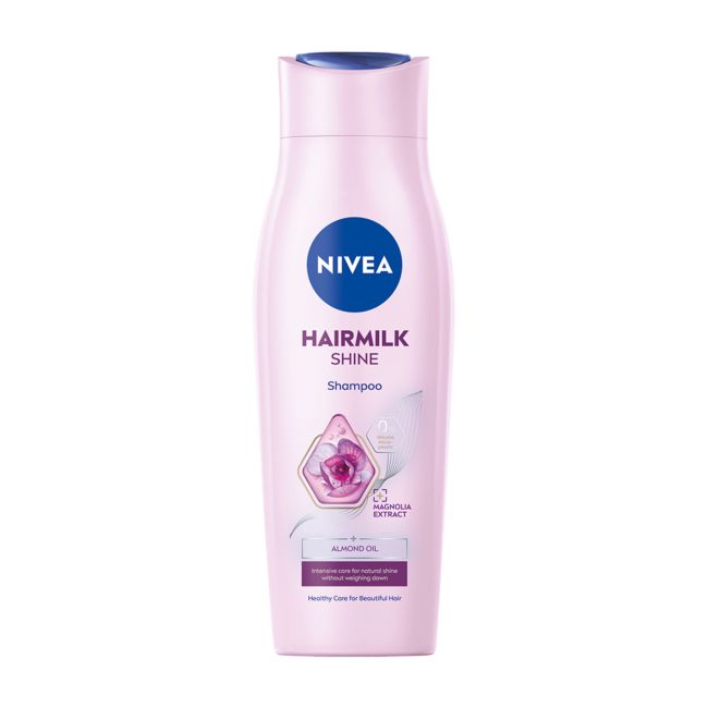 Hairmilk натуральный шампунь для блеска волос Nivea, 250 мл 
Hairmilk натуральный шампунь для блеска волос Nivea, 250 мл