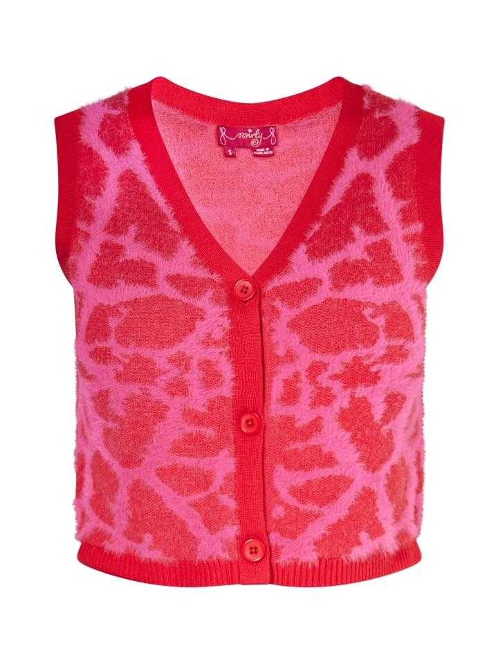 Свитер-жилет Swirly, цвет pink rot
Свитер-жилет Swirly, цвет pink rot