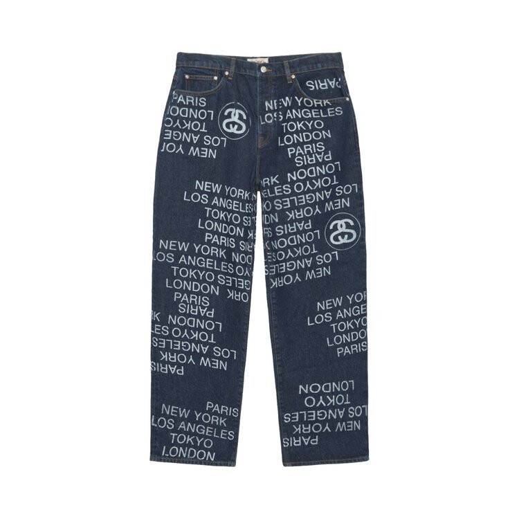 Джинсы Stussy Big Ol' City Link Denim Jean, синий
Джинсы Stussy Big Ol' City Link Denim Jean, синий