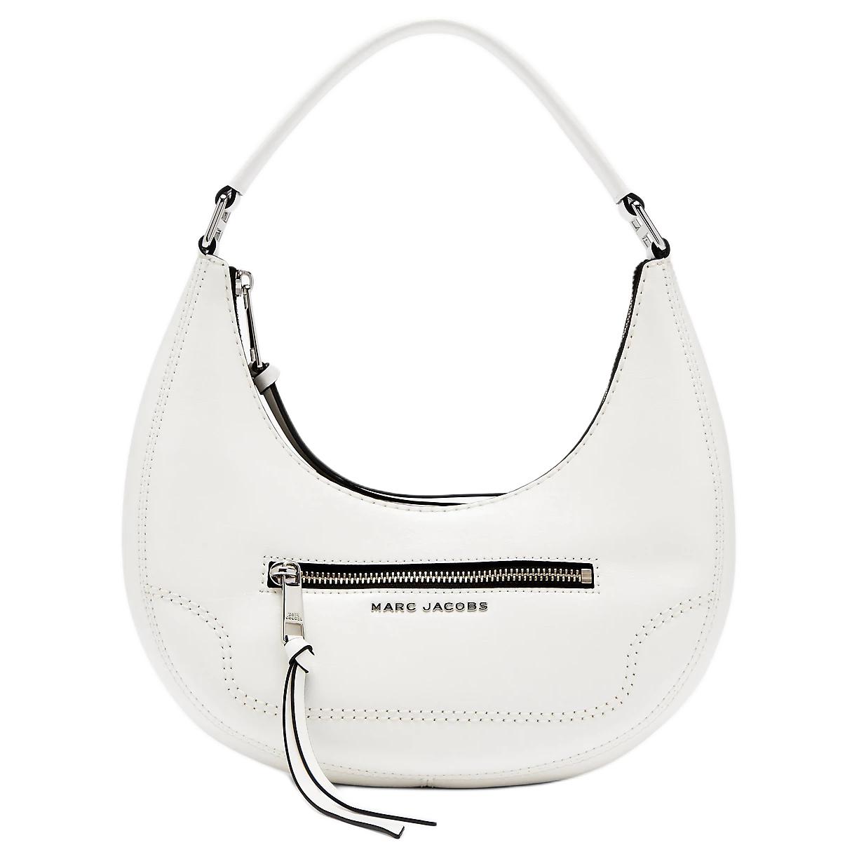 MARC JACOBS Кожаная сумка-полумесяц женская белая на одно плечо 
MARC JACOBS Кожаная сумка-полумесяц женская белая на одно плечо