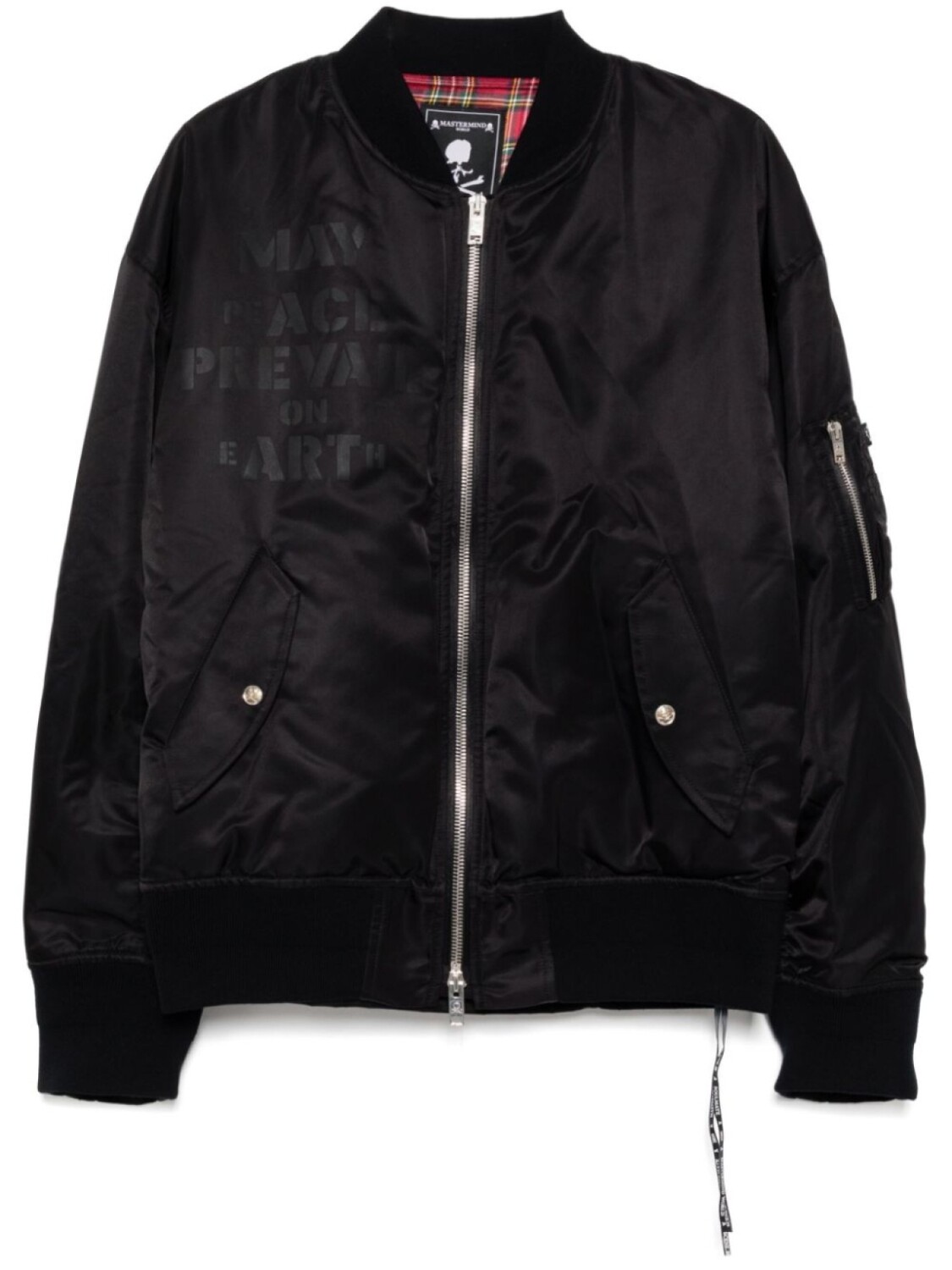 Бомбер на молнии Mastermind World, черный
Бомбер на молнии Mastermind World, черный