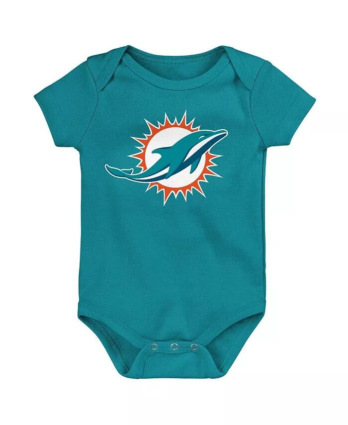Боди для новорожденных и младенцев для мальчиков и девочек Aqua Miami Dolphins Team Logo Outerstuff
Боди для новорожденных и младенцев для мальчиков и девочек Aqua Miami Dolphins Team Logo Outerstuff
