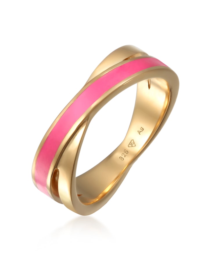 Elli Кольцо из серебра 925 пробы с розовым покрытием
Elli Кольцо из серебра 925 пробы с розовым покрытием