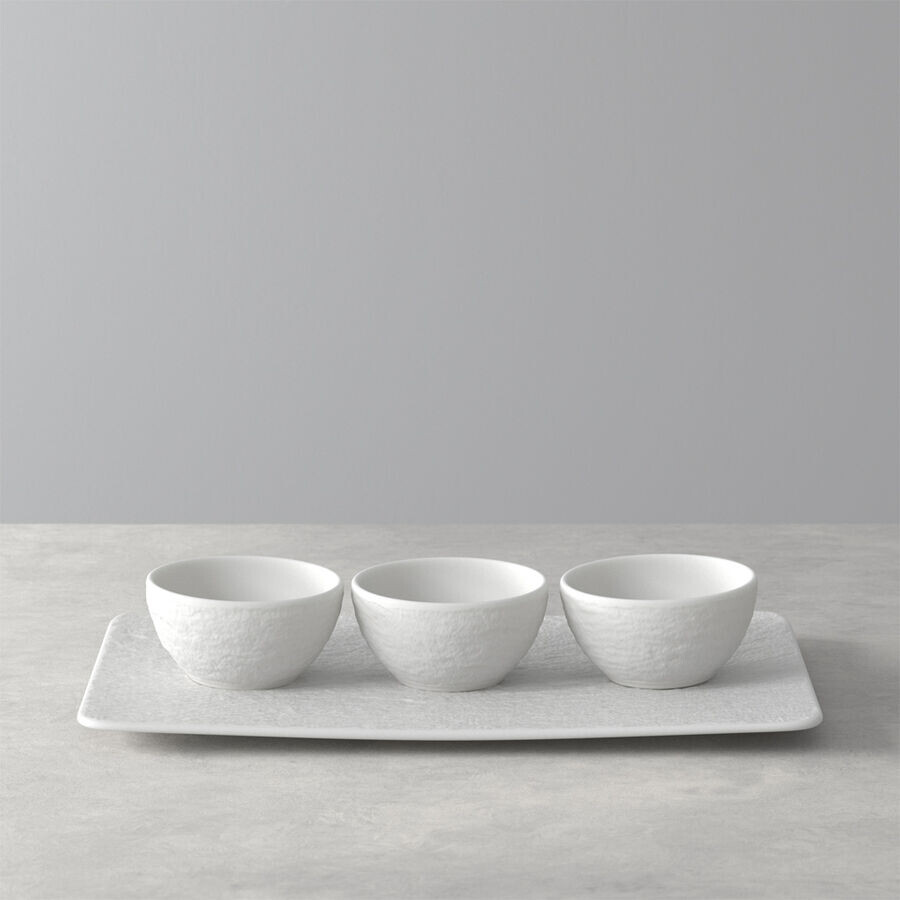 Набор мисок для соуса Manufacture Rock Blanc, 4 предмета, белый Villeroy & Boch, белый
Набор мисок для соуса Manufacture Rock Blanc, 4 предмета, белый Villeroy & Boch, белый