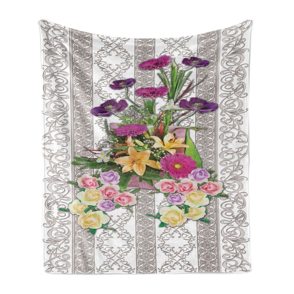 ABAKUHAUS Flower Мягкое фланелевое флисовое одеяло, Свежий красочный весенний букет с нейтральными винтажными орнаментами, 175 x 230 см, Теплый разноцветный серо-коричневый
ABAKUHAUS Flower Мягкое фланелевое флисовое одеяло, Свежий красочный весенний букет с нейтральными винтажными орнаментами, 175 x 230 см, Теплый разноцветный серо-коричневый
