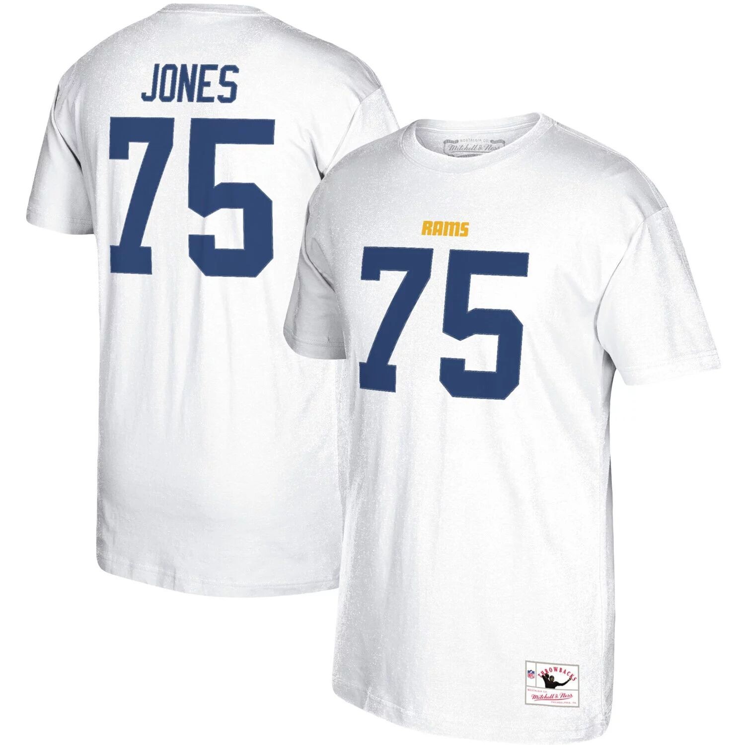Мужская белая футболка Mitchell & Ness Deacon Jones Los Angeles Rams с логотипом игрока в отставке, именем и номером, Белый, Мужская белая футболка Mitchell & Ness Deacon Jones Los Angeles Rams с логотипом игрока в отставке, именем и номером
Мужская белая футболка Mitchell & Ness Deacon Jones Los Angeles Rams с логотипом игрока в отставке, именем и номером, Белый, Мужская белая футболка Mitchell & Ness Deacon Jones Los Angeles Rams с логотипом игрока в отставке, именем и номером