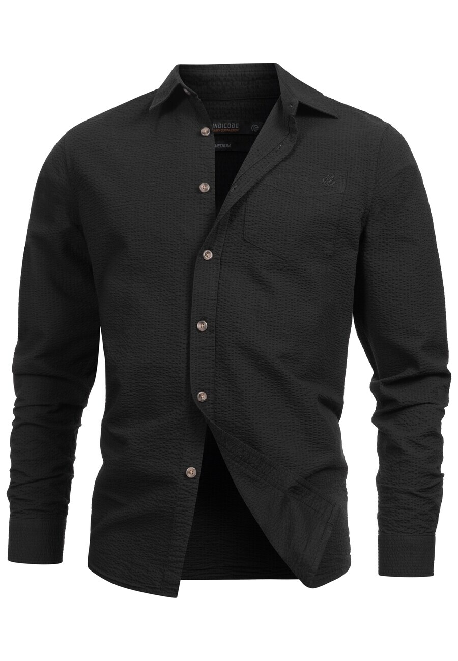 Повседневная рубашка INDICODE JEANS Regular fit Button Up Shirt Caix, черный
Повседневная рубашка INDICODE JEANS Regular fit Button Up Shirt Caix, черный