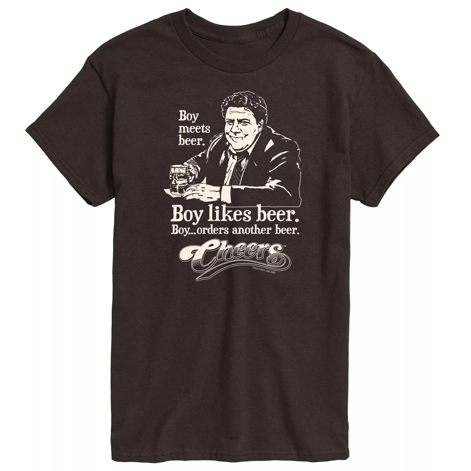 Мужская футболка Cheers Boy Meets Beer Licensed Character
Мужская футболка Cheers Boy Meets Beer Licensed Character