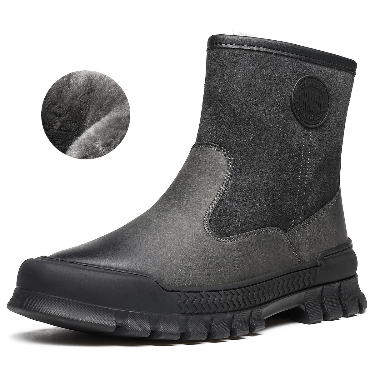 Зимние ботинки мужские серый Chint
Зимние ботинки мужские серый Chint