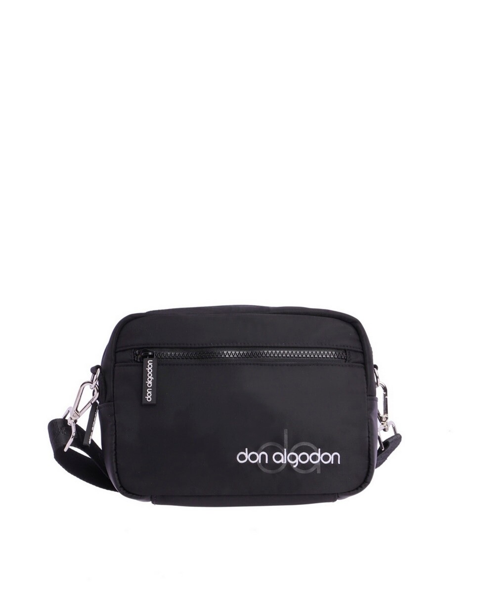 Женская сумка через плечо Zaira черная на молнии Don Algodón, черный
Женская сумка через плечо Zaira черная на молнии Don Algodón, черный