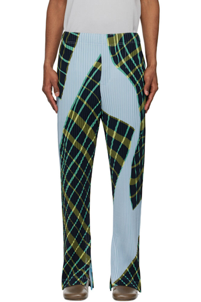 Синие и зеленые брюки в клетку с ветрозащитой HOMME PLISSÉ ISSEY MIYAKE
Синие и зеленые брюки в клетку с ветрозащитой HOMME PLISSÉ ISSEY MIYAKE