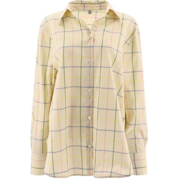 Рубашка с принтом в клетку с длинными рукавами TOTEME, Светлый умбра
Рубашка с принтом в клетку с длинными рукавами TOTEME, Светлый умбра