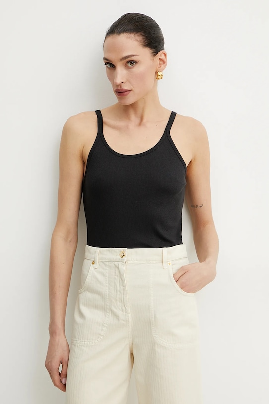 Хлопковая майка Pinko, черный
Хлопковая майка Pinko, черный