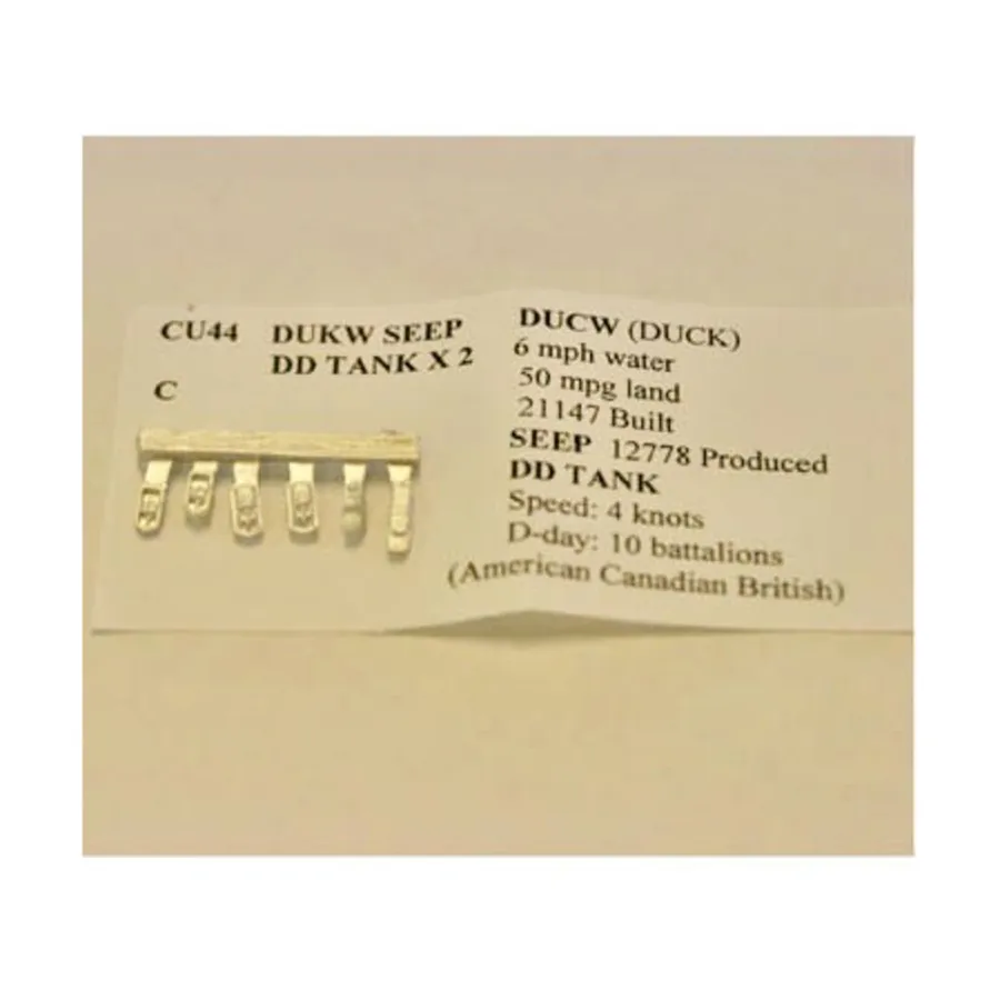 DUKW - Seep - Танк DD, Figurehead Ships - WWII Coastal Forces - United States (1:1250) (Noble Miniatures)
DUKW - Seep - Танк DD, Figurehead Ships - WWII Coastal Forces - United States (1:1250) (Noble Miniatures)