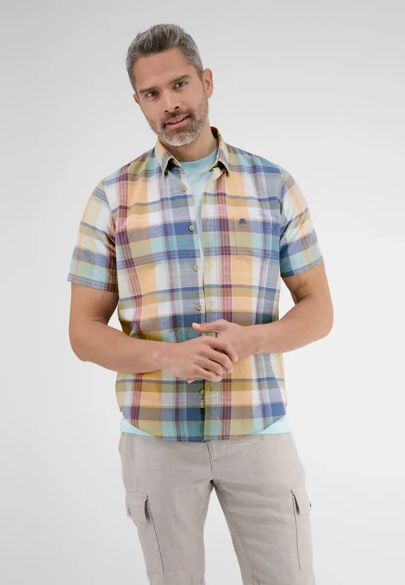 Рубашка с короткими рукавами LERROS "Рубашка в клетку с половиной рукавов LERROS", цвет Gentle Peach
Рубашка с короткими рукавами LERROS "Рубашка в клетку с половиной рукавов LERROS", цвет Gentle Peach