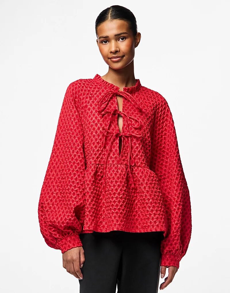 Блузка с длинными рукавами в цвете «рискованный красный»
Блузка с длинными рукавами в цвете «рискованный красный»