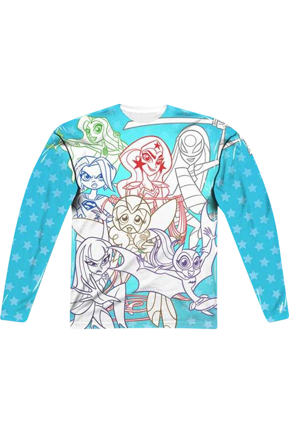 Футболка с длинным рукавом для взрослых из полиэстера DC Comics Superhero Girls Justice Gang (принт спереди/сзади) Gildan, белый
Футболка с длинным рукавом для взрослых из полиэстера DC Comics Superhero Girls Justice Gang (принт спереди/сзади) Gildan, белый