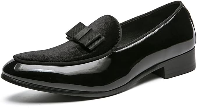 Мужские лоферы с фантазийным лаковым носком, классические бархатные туфли без шнурков, ежедневные лоферы, лодочные туфли для вечеринки, свадьбы, выпускного, размер 38-47 Senlongbao, черный
Мужские лоферы с фантазийным лаковым носком, классические бархатные туфли без шнурков, ежедневные лоферы, лодочные туфли для вечеринки, свадьбы, выпускного, размер 38-47 Senlongbao, черный