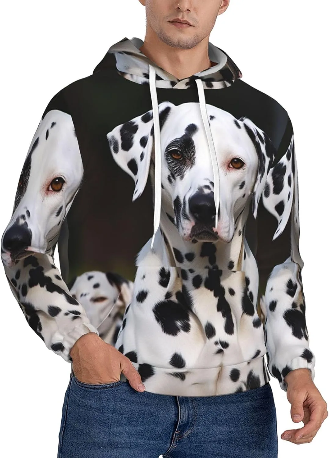 Мужская флисовая толстовка с капюшоном Dalmatian Dog с карманом FHEBNDS
Мужская флисовая толстовка с капюшоном Dalmatian Dog с карманом FHEBNDS