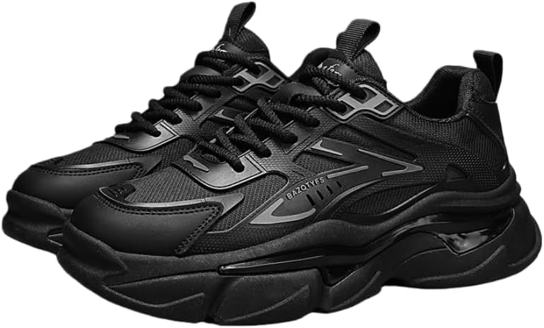 Мужские дышащие винтажные спортивные кроссовки для увеличения роста - идеально подходят для походов, путешествий и бега Spkfhd, черный
Мужские дышащие винтажные спортивные кроссовки для увеличения роста - идеально подходят для походов, путешествий и бега Spkfhd, черный