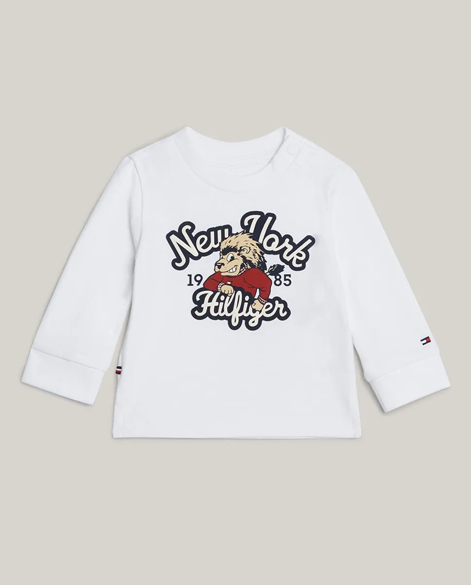 Футболка с длинными рукавами и круглым вырезом для мальчика Tommy Hilfiger, белый
Футболка с длинными рукавами и круглым вырезом для мальчика Tommy Hilfiger, белый
