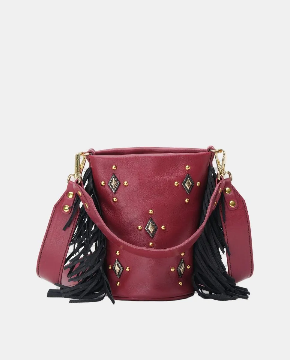 Candy rombos testa & negro Сумка-ведро Mercules, бордовый
Candy rombos testa & negro Сумка-ведро Mercules, бордовый