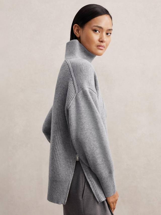 Харри свитер из чистой шерсти с воротником-воронкой Reiss, Grey
Харри свитер из чистой шерсти с воротником-воронкой Reiss, Grey