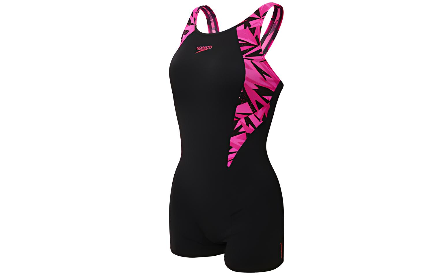 Женский купальник One Piece Speedo, черный/розовый 
Женский купальник One Piece Speedo, черный/розовый
