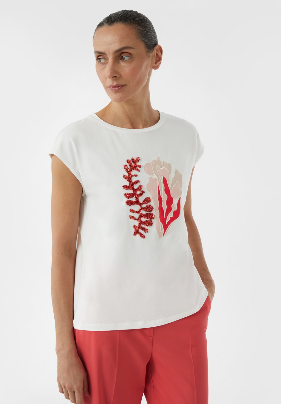 Футболка comma Print T-shirt, Weiß/White, Белый, Футболка comma Print T-shirt, Weiß/White
Футболка comma Print T-shirt, Weiß/White, Белый, Футболка comma Print T-shirt, Weiß/White