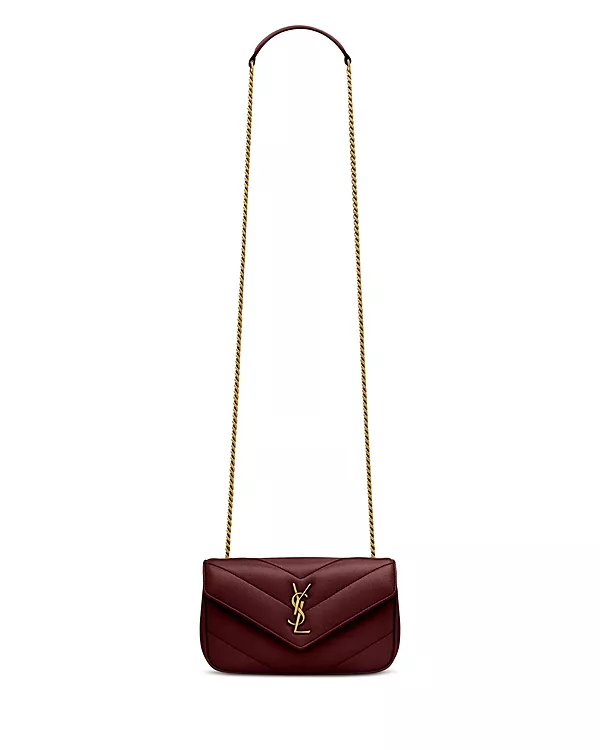 Мини-Сумочка Loulou из овечьей кожи Saint Laurent, красный
Мини-Сумочка Loulou из овечьей кожи Saint Laurent, красный