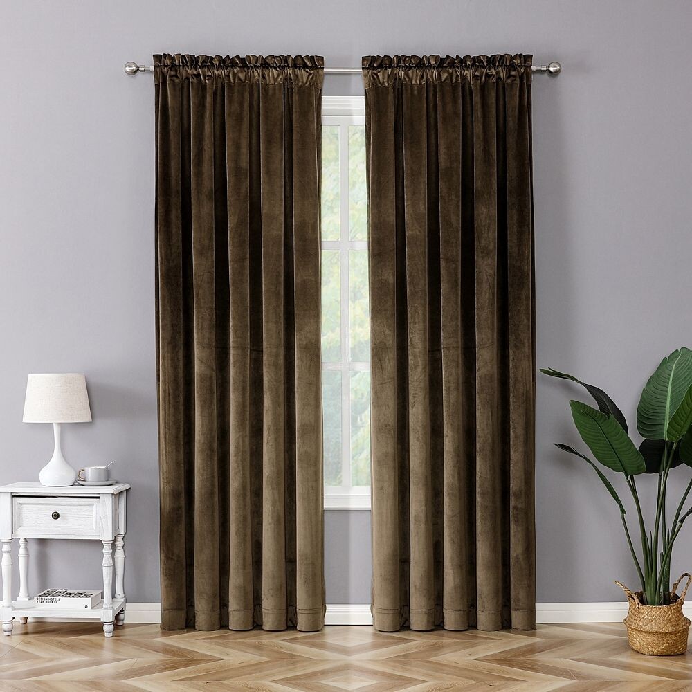 Kate Aurora Royal Living 2 шт. Бархатные оконные шторы с карманами и фильтрами для света, цвет Taupe
Kate Aurora Royal Living 2 шт. Бархатные оконные шторы с карманами и фильтрами для света, цвет Taupe