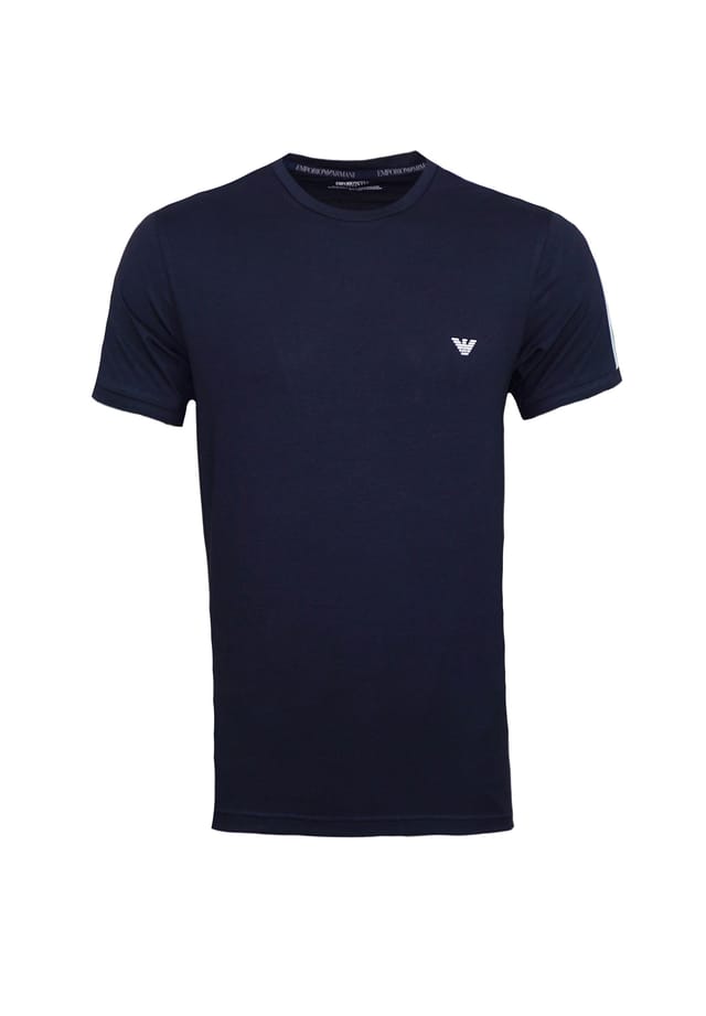 Футболка трикотажная с круглым вырезом Emporio Armani, синий
Футболка трикотажная с круглым вырезом Emporio Armani, синий