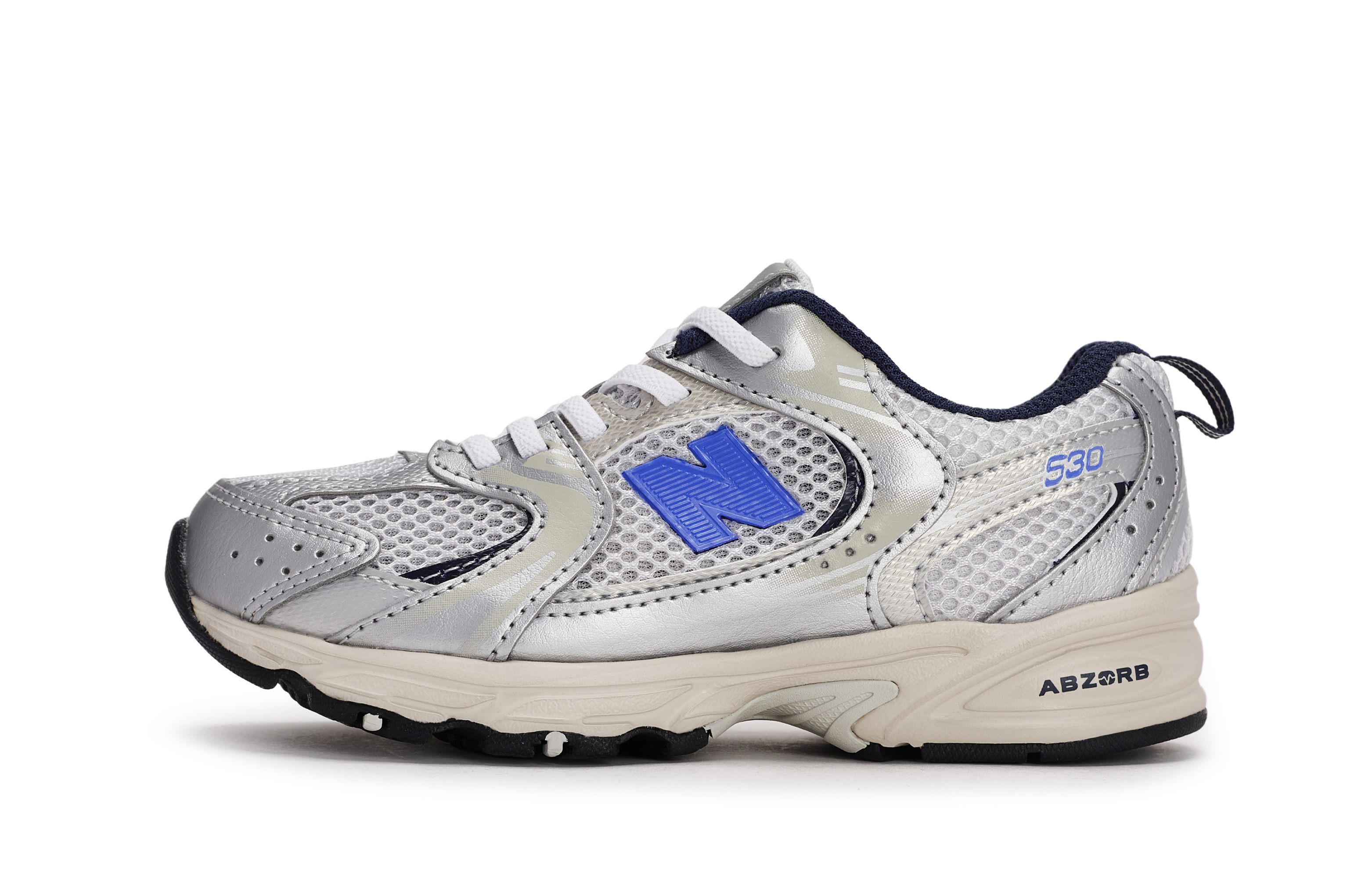 NB 530 Противоскользящие износостойкие низкие детские кроссовки для повседневной носки New Balance, серый/синий/серебряный
NB 530 Противоскользящие износостойкие низкие детские кроссовки для повседневной носки New Balance, серый/синий/серебряный