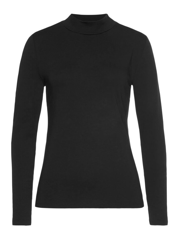 Футболка LASCANA Stehkragenshirt, черный
Футболка LASCANA Stehkragenshirt, черный