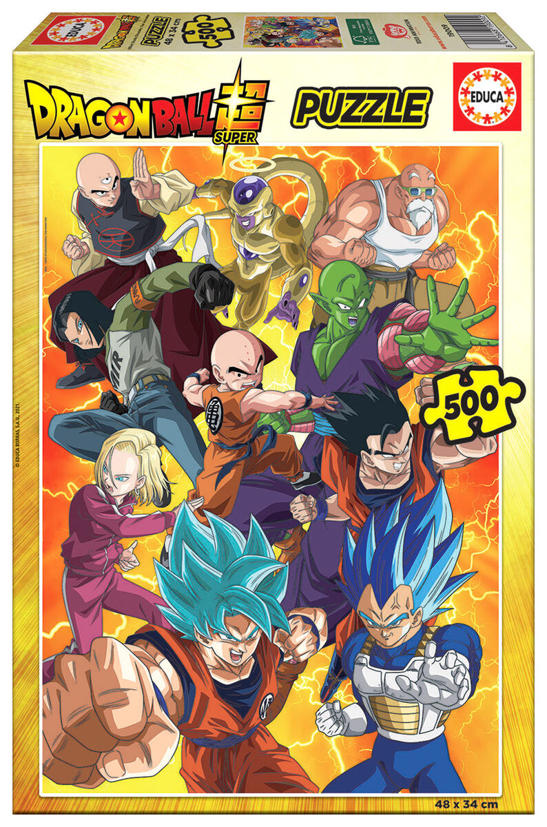 Educa, пазл Dragon Ball Super, 500 шт.
Educa, пазл Dragon Ball Super, 500 шт.