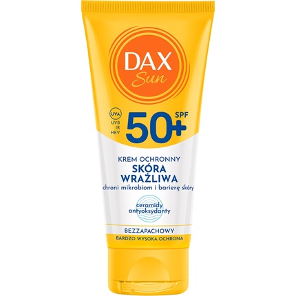 Солнцезащитный крем для чувствительной кожи SPF 50+ 50 мл Dax
Солнцезащитный крем для чувствительной кожи SPF 50+ 50 мл Dax