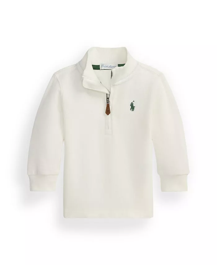 Детский свитер с воротником-стойкой для мальчика Polo Ralph Lauren, белый
Детский свитер с воротником-стойкой для мальчика Polo Ralph Lauren, белый