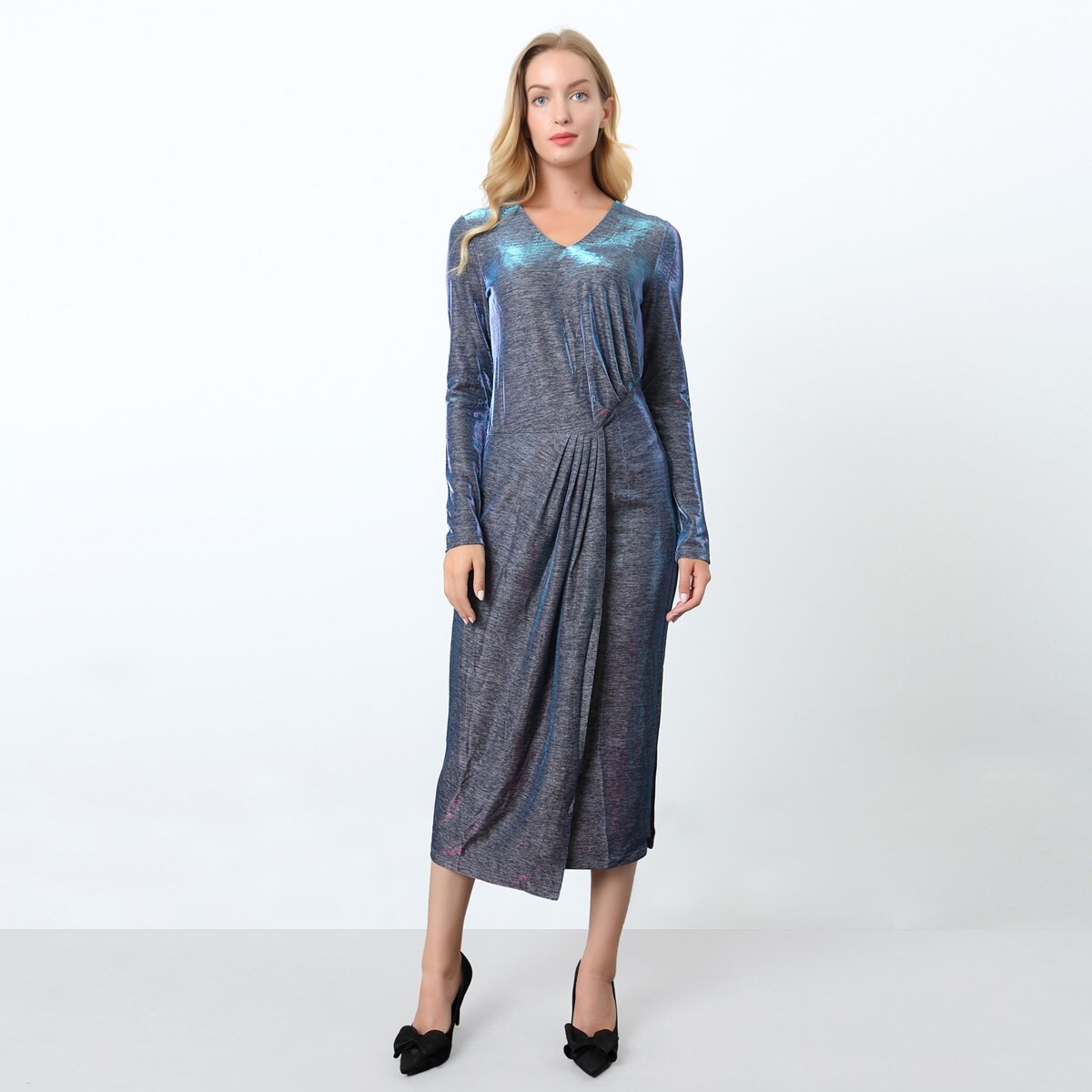 Асимметричное блестящее коктейльное платье Smart And Joy, синий
Асимметричное блестящее коктейльное платье Smart And Joy, синий