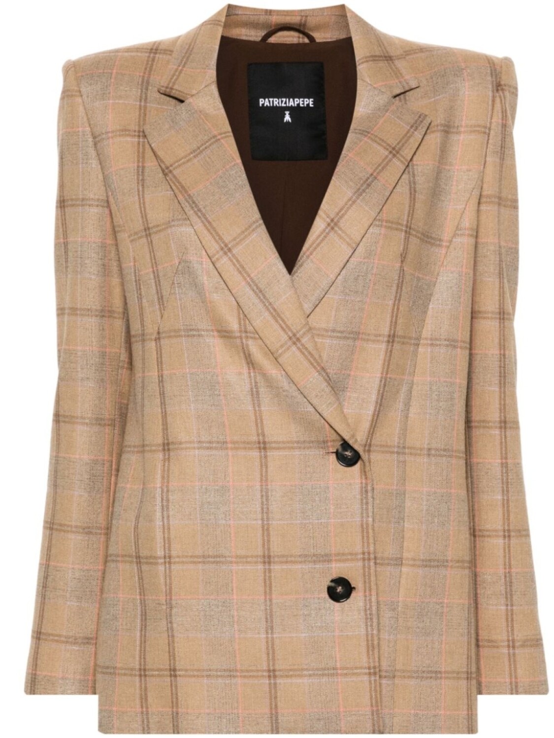 Patrizia Pepe блейзер с вышивкой, коричневый
Patrizia Pepe блейзер с вышивкой, коричневый