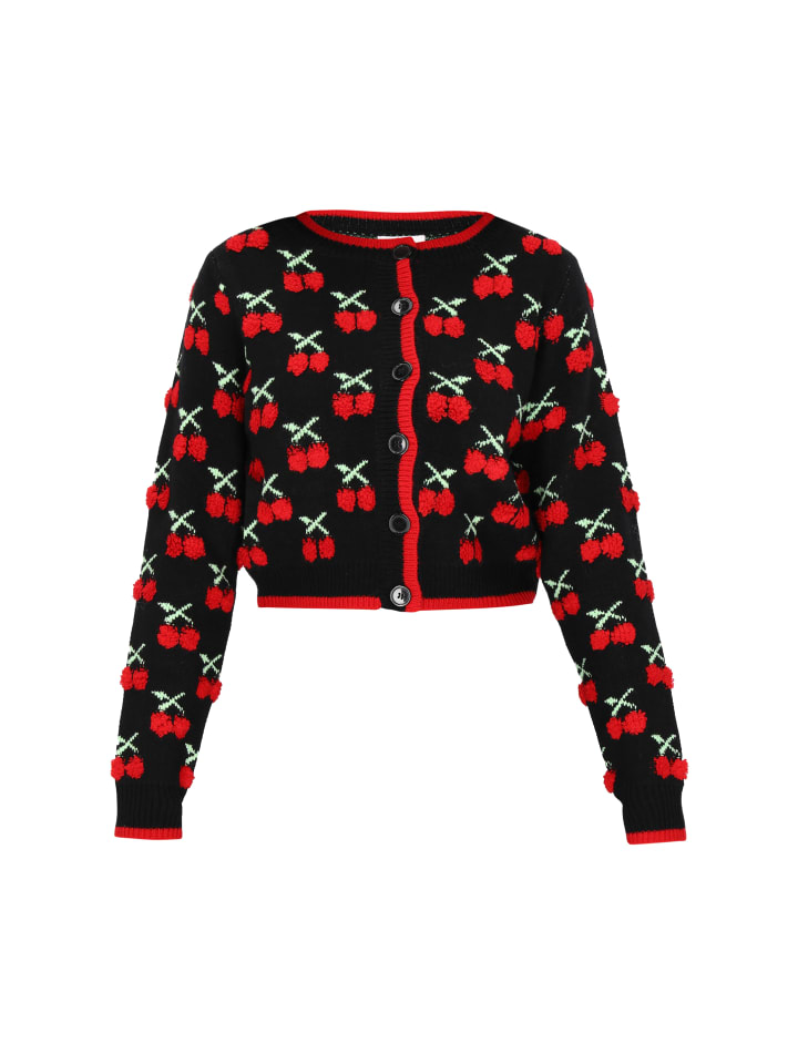 Женский кардиган черного и красного цвета myMo
Женский кардиган черного и красного цвета myMo