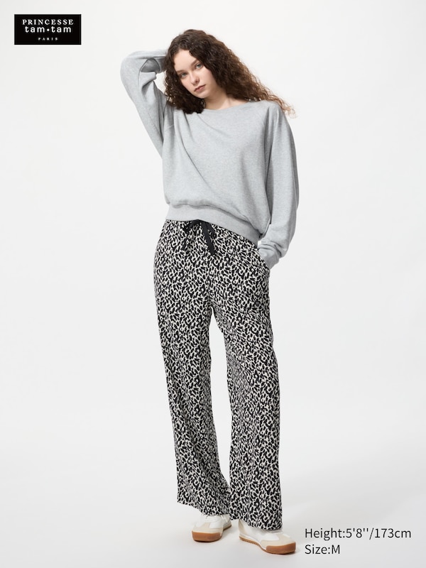 Домашние брюки из вискозы с принтом Uniqlo, 01 off white
Домашние брюки из вискозы с принтом Uniqlo, 01 off white