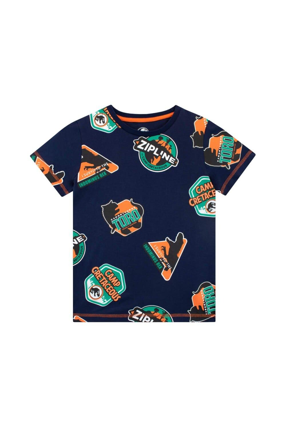 Футболка с принтом динозавра Camp Cretaceous по всей поверхности Jurassic World, синий
Футболка с принтом динозавра Camp Cretaceous по всей поверхности Jurassic World, синий