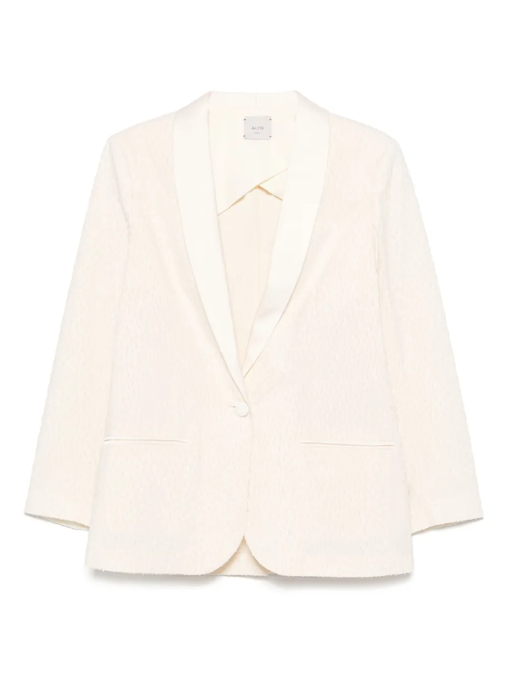 Жаккардовый пиджак с узором Alysi, нейтральный
Жаккардовый пиджак с узором Alysi, нейтральный