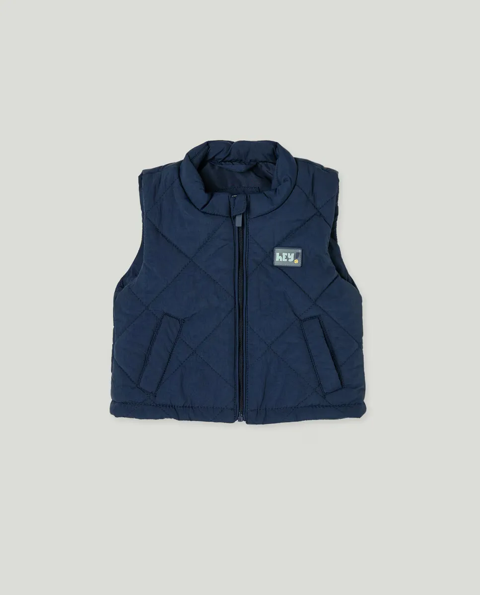 Гладкий утепленный жилет для мальчика Baby El Corte Inglés, темно-синий
Гладкий утепленный жилет для мальчика Baby El Corte Inglés, темно-синий